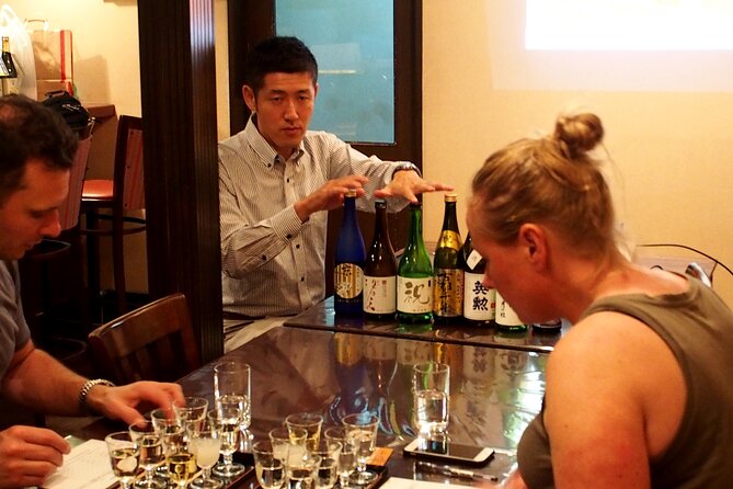 1.5-Hour Kyoto Insider Sake Experience with 7 Tastings & Pairings - The sake cheat sheet is more useful than it sounds