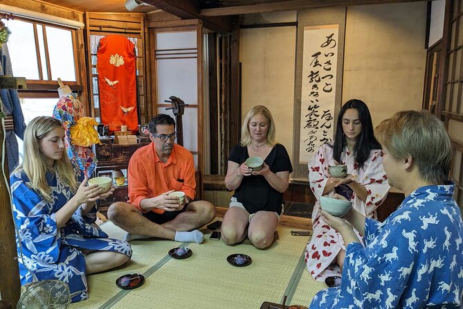A Unique Antique Kimono and Tea ceremony Experience in English - Choosing an antique kimono with Toku Miyagawa