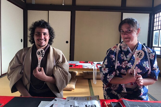 An Amazing set of Cultural experience: Kimono, Tea Ceremony and Calligraphy - Choosing a kimono and getting dressed