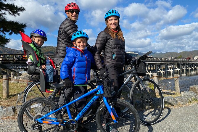 Arashiyama Bamboo Forest Family Bike Tour ( Infants & Kids ) - Quiet lanes and rice fields by bicycle
