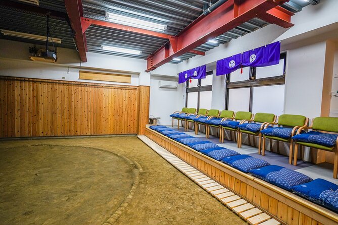 Authentic Sumo Experience in Tokyo: Enter the Sanctuary - Trying the movements with sumo wrestlers