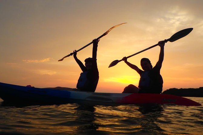 Beautiful sunset kayak tour in Okinawa - The river section deserves an honest warning