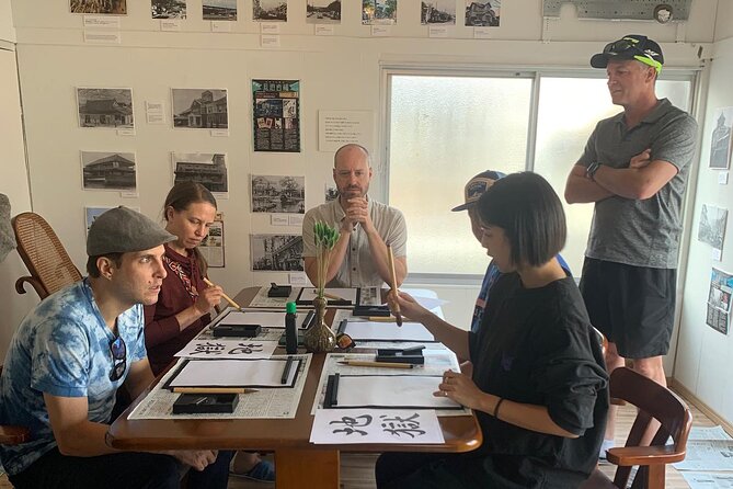 Calligraphy Class for Beginners in a Century-old Japanese House - Entering Space Beppu, a Century-Old House