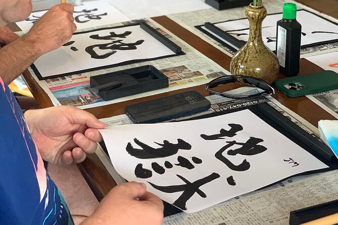 Calligraphy Class for Beginners in a Century-old Japanese House - What You Take Home