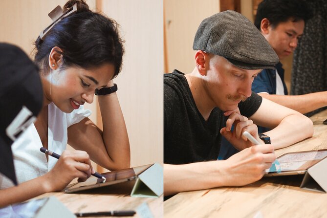 Calligraphy & Digital Art Workshop in Kyoto - The first 30 minutes: brush, ink, and Japanese form