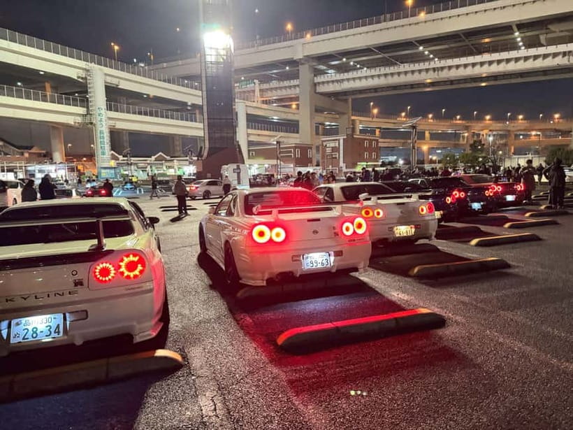 Daikoku & Tokyo JDM Night Tour in R34 or TopSecret R35 GT-R - What the $387 Price Means
