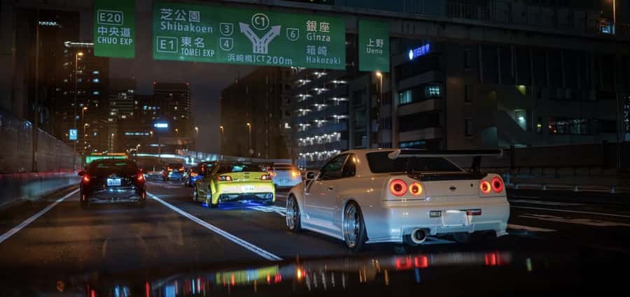 Daikoku & Tokyo Private JDM Tour by 700HP R34 GT-R - A PIT Autobacs, a car shop worth making time for