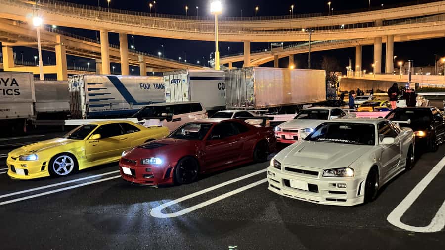 Daikoku & Tokyo Private JDM Tour by 700HP R34 GT-R - What to expect at Daikoku PA