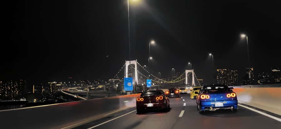Daikoku & Tokyo Private JDM Tour by 700HP R34 GT-R - Pickup and the first miles through Tokyo
