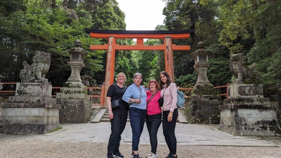 E-Bike Nara Highlights - Todaiji, Knives, Deer, Shrine - Nandaimon Gate and Todaiji’s giant temple hall
