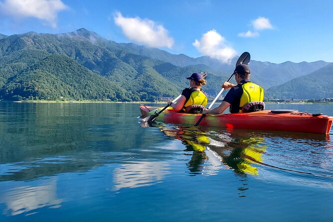 Early Morning Kayaking With Views of Mt Fuji at Lake Kawaguchiko - Photos and local stories without carrying extra gear