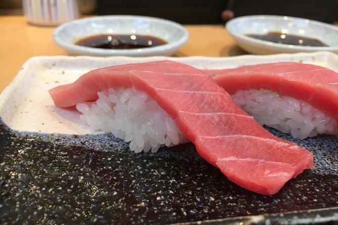 Eat, Drink & Cycle: Osaka Foodie Bike Tour - Wagyu, sushi, and kushikatsu finish the food route