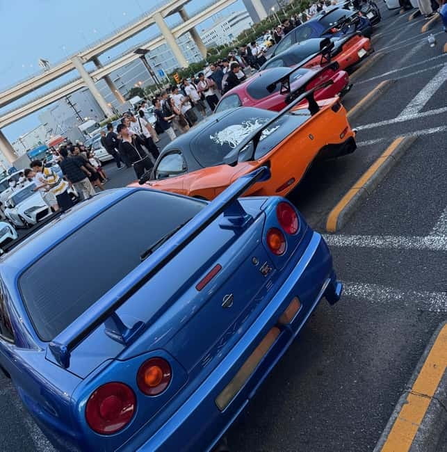 EVO, WRX, Skyline – JDM Night Run to Daikoku Car Meet - Meeting Near Shibuya Station Without Confusion