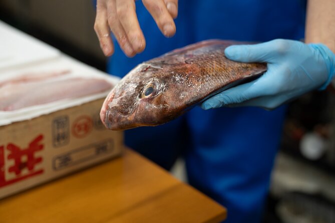 Fish Cutting workshop in Kyoto Japan - Conversation about fish, knives, and Kyoto