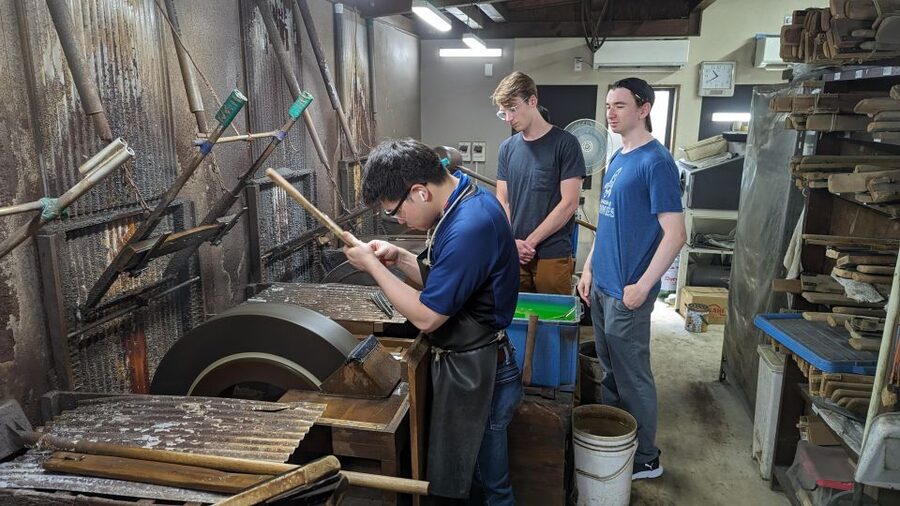 From Osaka: Sakai Knife Maker or Blacksmith Walking Tour - The sweet beginning at Yao Gen Raikodo
