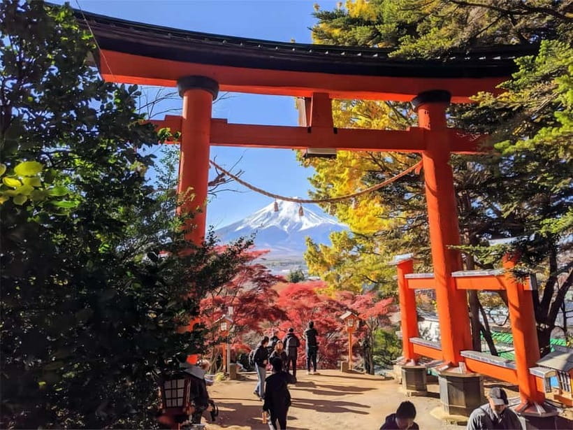 From Tokyo: Mt Fuji, Arakurayama and Kawaguchi Lake Day Trip - Oshino Hakkai: springs, snacks, and small shops