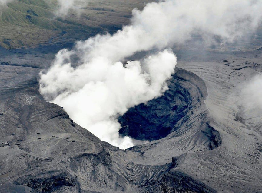 Fukuoka: Mt. Aso Volcano & Kurokawa Onsen Scenic Day Tour - Starting in Fukuoka and settling into the van