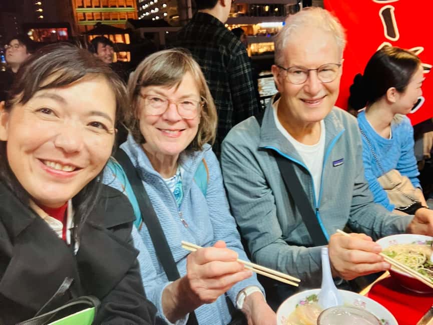 Fukuoka: Nakasu Food Stall Private Guided Tour with Tastings - Timing, queues, and weather