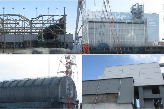 Fukushima Daiichi Nuclear Power Plant visit 2 day tour - Entering Fukushima Daiichi Nuclear Power Plant
