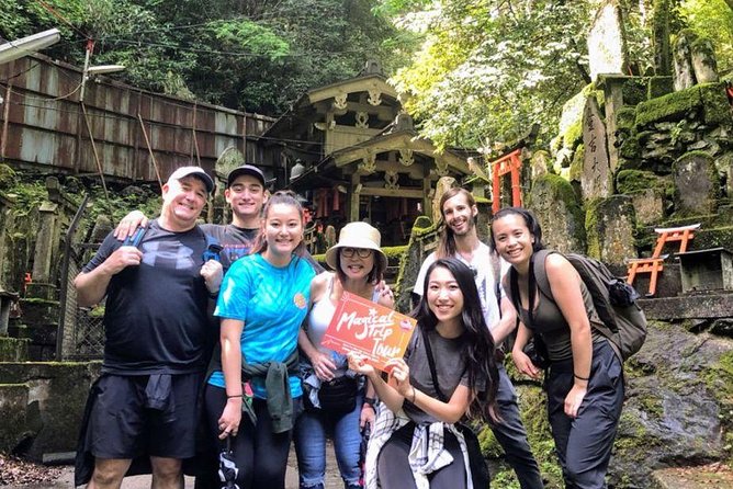Fushimi Inari Hidden Hiking Tour (Private Option Available) - Bamboo, uneven ground, and a smaller shrine