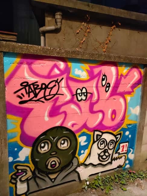 Graffiti in Tokyo Walking Tour: Shibuya and Harajuku - Harajuku adds studios, galleries, and side streets