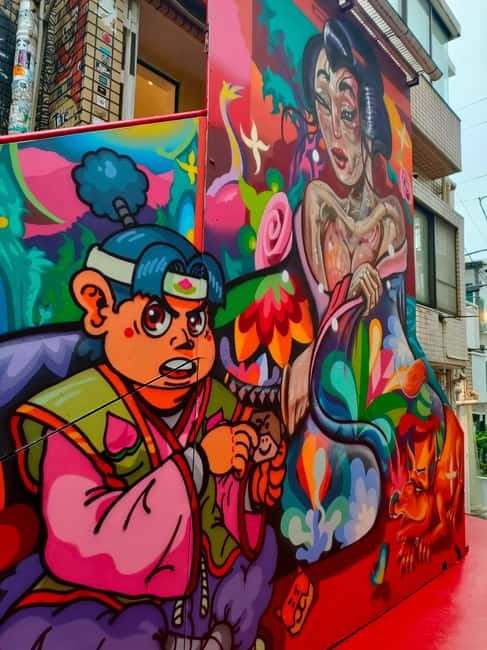 Graffiti in Tokyo Walking Tour: Shibuya and Harajuku - My verdict: book it if you want Tokyo with the gloss removed