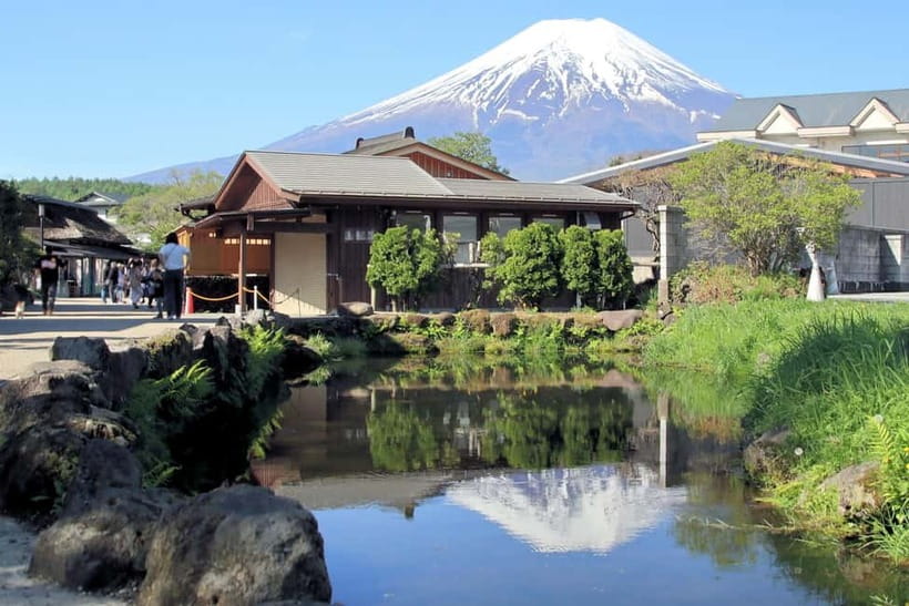 Halfway Up Mt,Fuji, Oshino Hakkai, Kawaguchiko from Tokyo - Fuji Michi and the famous Honcho Street view