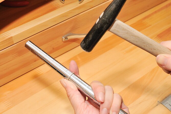 Hammer Pattering Experience of Ring - Final polishing and your Kyoto keepsake