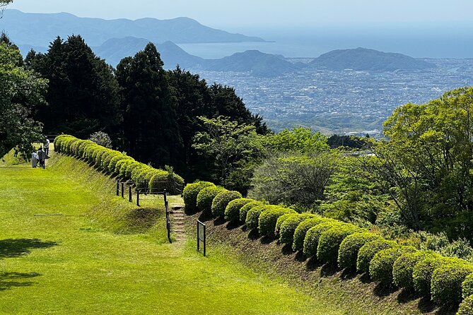 Hike Japan Heritage Hakone Hachiri with certified mountain guide - Yamanaka Castle Ruins on the Shizuoka Side