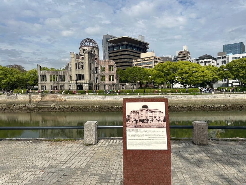 Hiroshima; Hiroshima Peace Memorial Museum and Castle Tour - The Atomic Bomb Dome and the former hypocenter