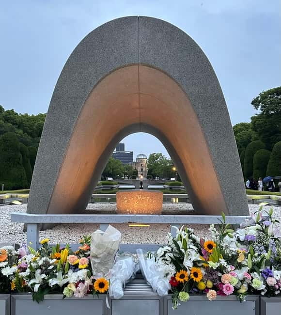 Hiroshima & Miyajima Island Private Tour: History & Culture - Local food on Omotesando Shopping Street