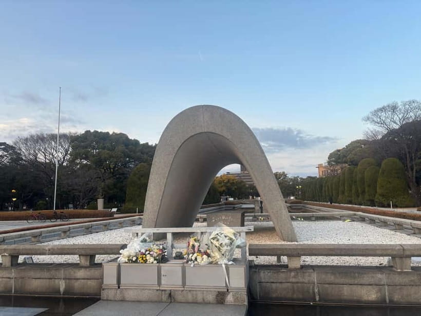 Hiroshima: Peace Memorial Park and Atomic Bomb Dome Tour - The Flame of Peace and the promise behind it