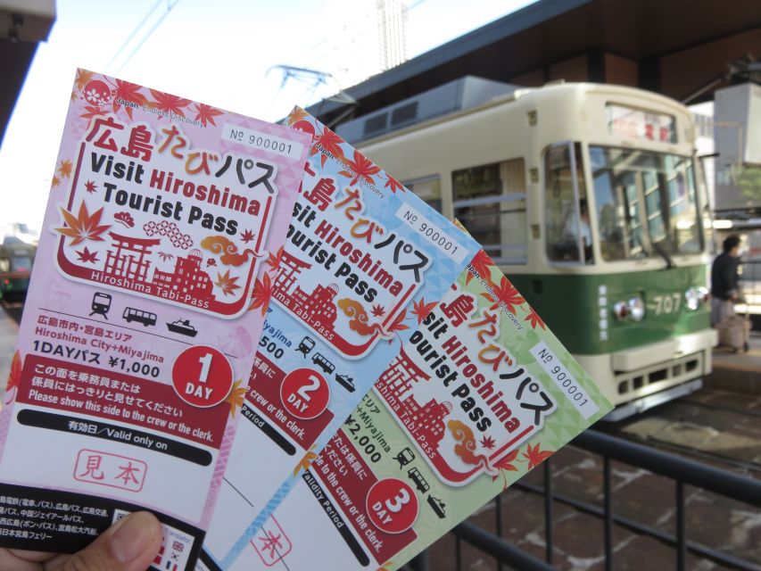 Hiroshima:Visit Tourist Pass(1, 2, 3day and 3day middlearea) - Key points to know before buying