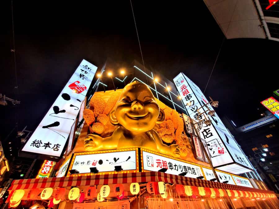 Hungry Osaka Street Food Tour: 15 Dishes & 3 Drinks - Stop one: kushikatsu and doteyaki set the Osaka tone