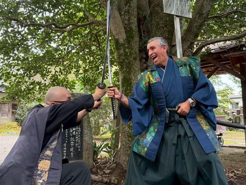 Kanazawa: Samurai Swordsmanship Lesson at a rented temple - What the $80 price gets you
