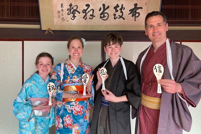 Kimono and Calligraphy Experience in Miyajima - The wooden rice scoop keepsake