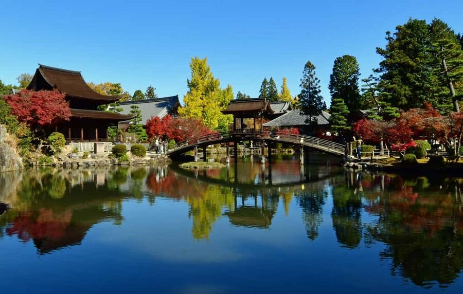 Kyoto: Arashiyama Bamboo, Togetsukyo bridge, Sanso, and more - Togetsukyo Bridge and mountain views