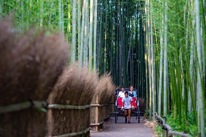 Kyoto Arashiyama Rickshaw Tour with Bamboo Forest - Temples, village lanes, and the poet’s cottage