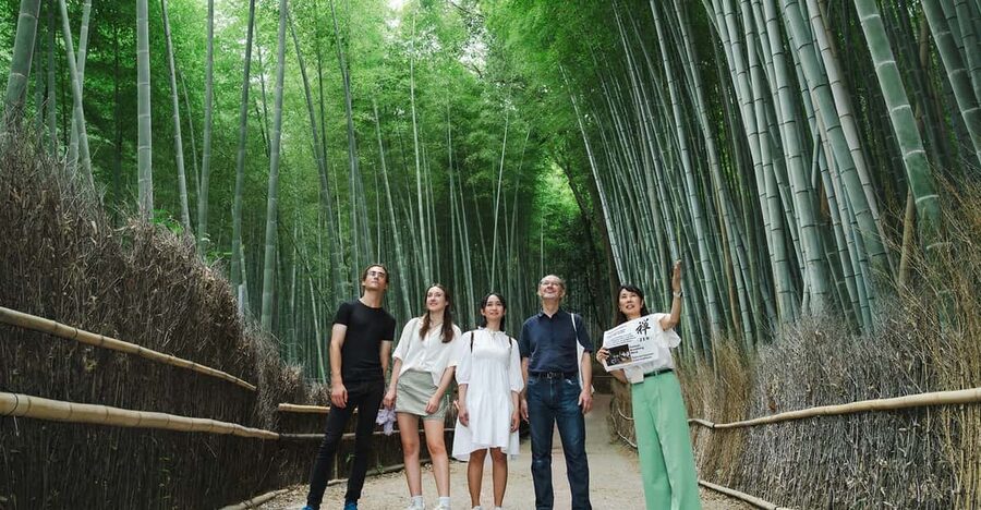 Kyoto: Arashiyama Walking Tour with Local Guide - The train ride to Arashiyama