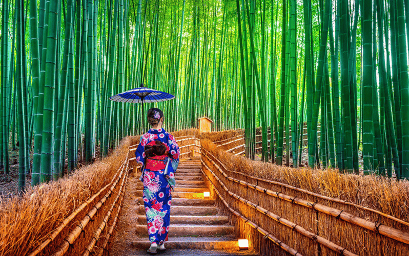 Kyoto Day Tour with Certified Tour Guide & Luxury vehicle - Arashiyama: bamboo, river views, and a busy first stop