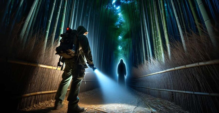 Kyoto: Ghost Tour - Legends, Dark Tales, Bamboo Forest Night - The bamboo forest is the main event