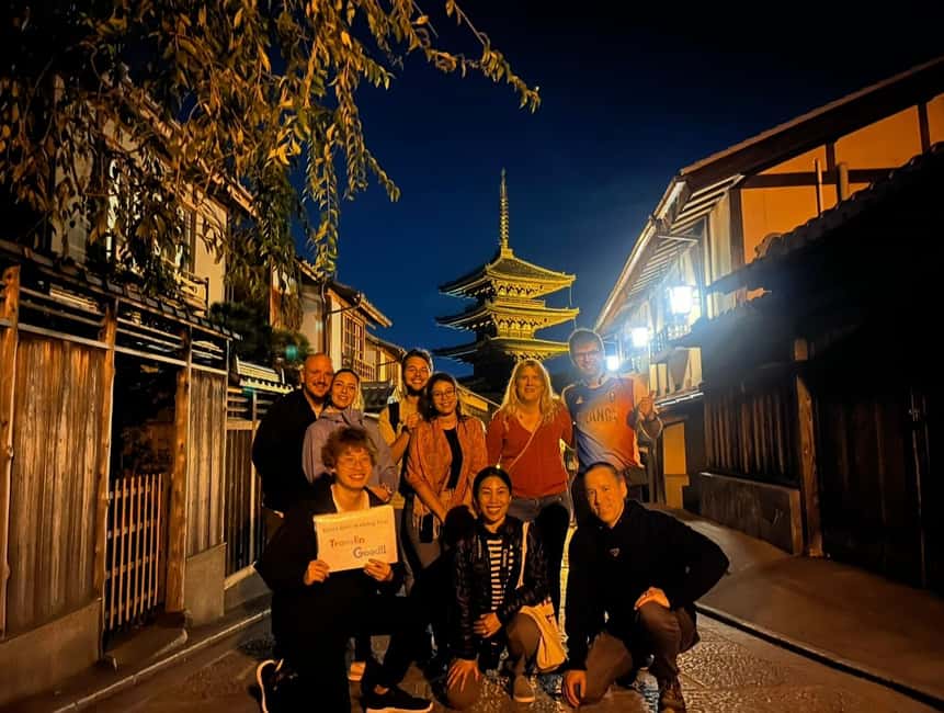 Kyoto: Gion Magical Night Walking Tour with Geisha Trivia - Quiet lanes, private corners, and Kyoto after sunset
