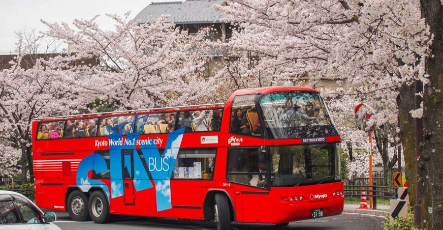 Kyoto: Hop-on Hop-off Sightseeing Bus Ticket - Kyoto Station and the first ride