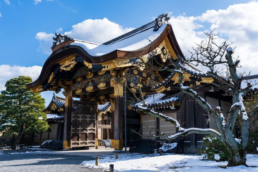 Kyoto: Imperial Palace & Nijo Castle Guided Walking Tour - Walking toward the Imperial Palace