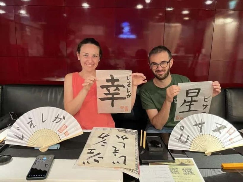 Kyoto: Japanese Calligraphy Class - A good pause in a busy Kyoto day