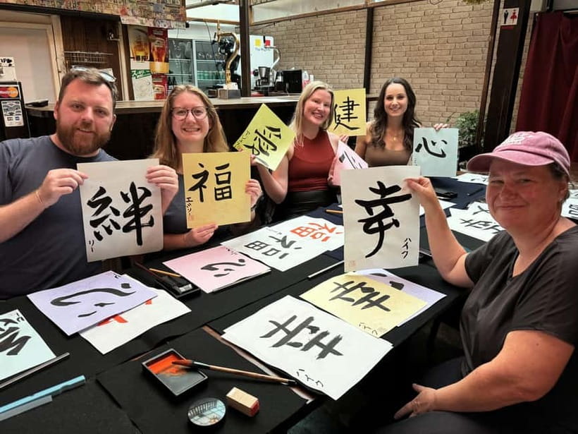 Kyoto: Japanese Calligraphy Workshop - Starting with shodo at Gojo Paradiso