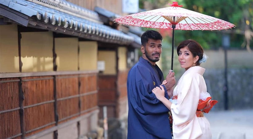 Kyoto Kimono Rental mimosa ｜Kimono/Yukata Rental Couple Plan - What the 7,000-yen couple price really covers
