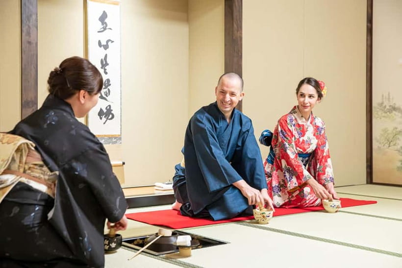 Kyoto: Kimono Tea Ceremony with Matcha and Sweet - Entering the Tea Room on Tatami