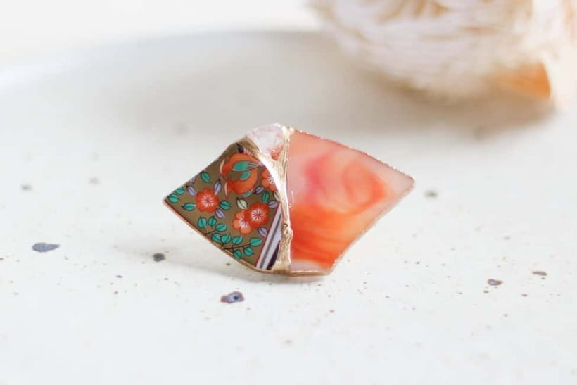 Kyoto: Kintsugi Jewelry Workshop with Natural Stones - English instruction and the pace of the class