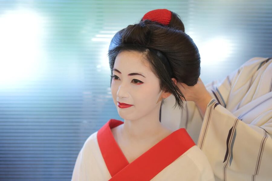 Kyoto kiyomizu Temple : Maiko and Samurai Couple Photoshoot - Location near Kiyomizu Temple